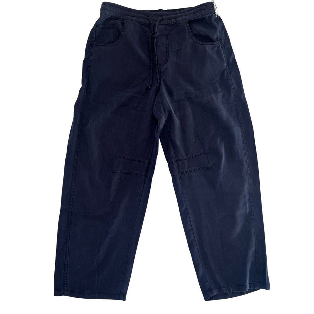 NWT YFB Young Fabulous & Broke Navy Lyocell Drawstring Pants Sz L $158 MSRP